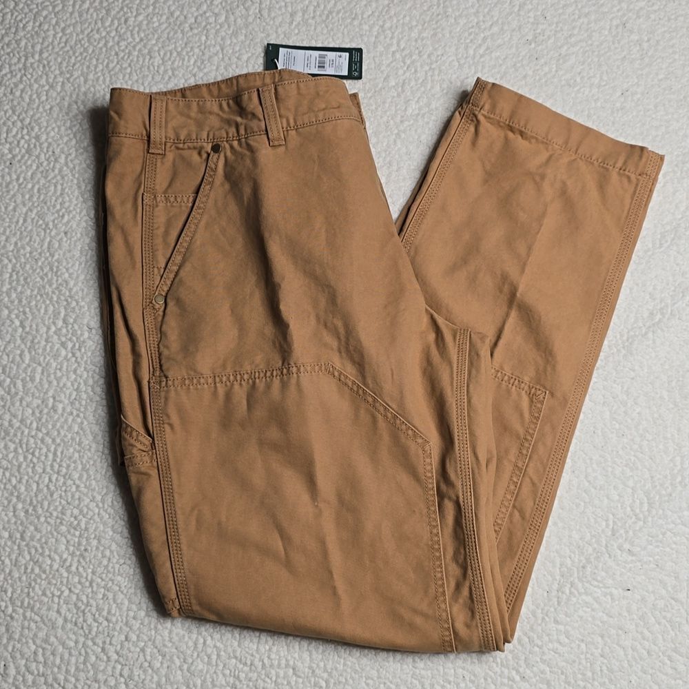 1329 NWT Alpine Design Men's Utility Pant Brown Khaki 36x32 - Picture 3 of 8